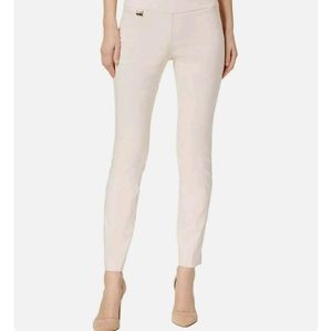 Alfani Womens Capri Pants Peony Pink Size 12 Skinny-Leg Pull-On Stretch $35